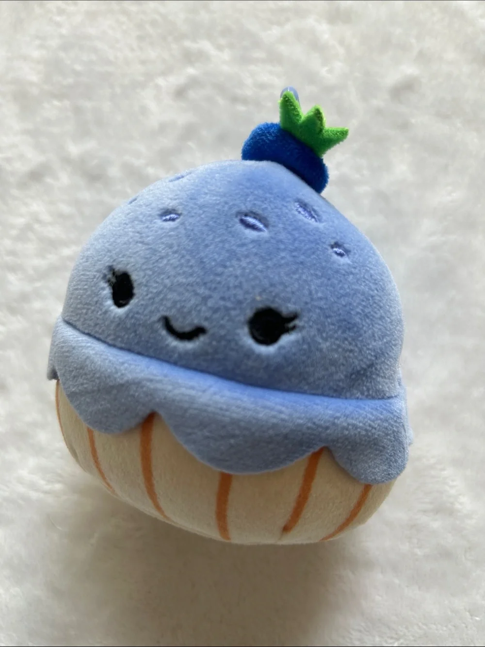 Blueberry Muffin Squishmallow Keychain